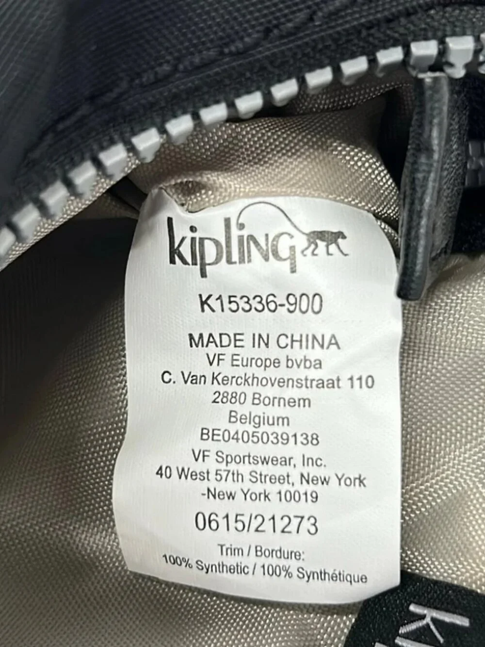 Kipling Black Nylon Shoulder Bag